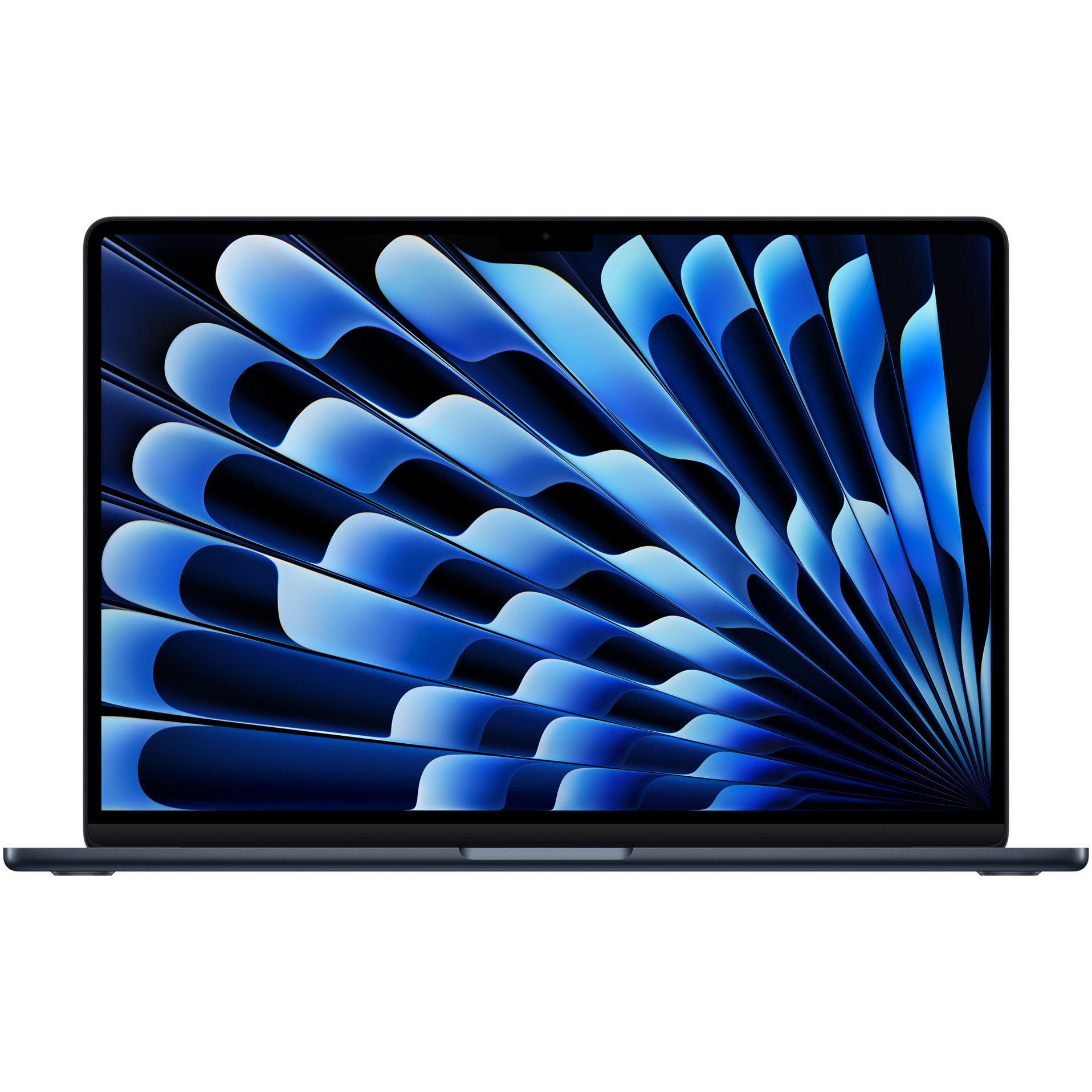 Apple MacBook Air 15' cu procesor Apple M5, 10 nuclee CPU, 10 nuclee GPU, 16GB RAM, 1TB SSD, Midnight, Tastatura Internationala, Manual RO